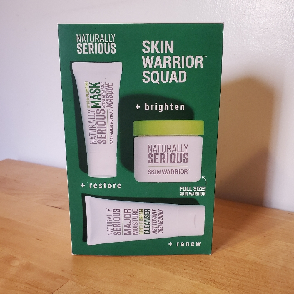 Naturally Serious Skin Warrior Squad Set
